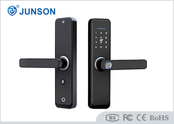 Serrures de porte noires d'empreinte digitale de couleur de Smart Home 5000DPI avec le bas chauffage de batterie
