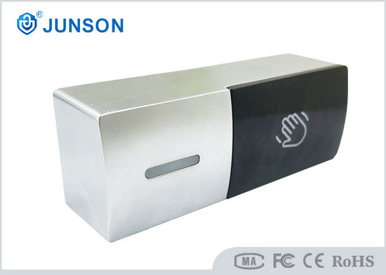 Bouton poussoir de sortie sans contact en alliage de zinc DC12V étanche IP68 pour ouverture de porte