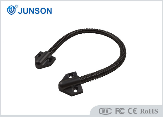 En acier inoxydable noir, boucle de porte blindée à câble pour la protection contre les fils