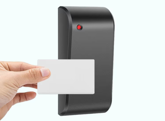Lecteur de carte RFID en plastique imperméable à l'eau, 125khz ou 13,56mHz en option