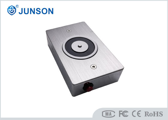 Bloque-porte électromagnétique en acier inoxydable 304 avec bouton de déverrouillage manuel pour fonctionnement 12V/24V DC