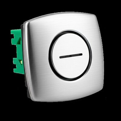 Bouton-poussoir de sortie de secours avec finition sablée 86*50mm Libération de porte en nickelage de cuivre pur