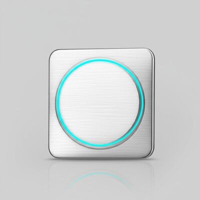 Bouton poussoir de sortie sans contact en alliage de zinc DC12V étanche IP68 pour ouverture de porte