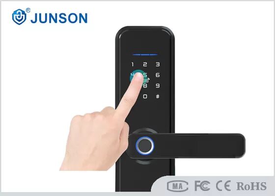 Smart Fingerprint Door Lock with 500DPI Sensor Multi-Access and Aluminum Alloy Panel