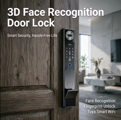 Waterproof Smart Lock Real Time Video 3d Face Recognition Smart Fingerprint Lock