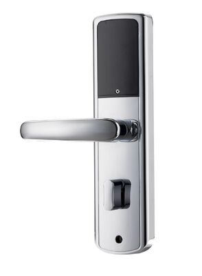 Fermeture de porte d'hôtel RFID, déverrouillage rapide < 1s, capacité de 200 cartes, boîtier en alliage de zinc