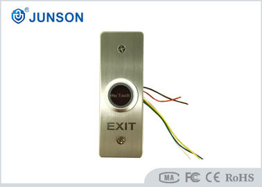 C.C infrarouge 12V d'acier inoxydable de capteur aucun bouton de sortie de contact