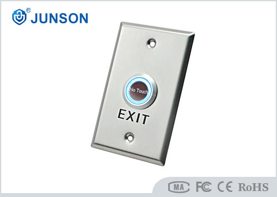 le bouton poussoir de sortie d'épaisseur de 2mm sablent le commutateur de finition de libération de la porte 36VDC