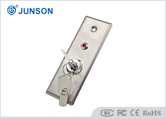Version mince 115*40mm de porte de bouton poussoir de sortie d'acier inoxydable avec la LED principale