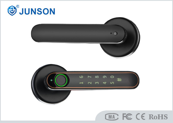 Serrure de porte intelligente électronique Keyless avec la clé mécanique d'APPLI de clavier de Fingeprint