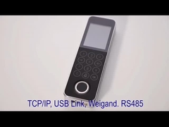 Résistance à l'eau IP66 Contrôle d'accès à l'empreinte digitale TCP IP 12V RS485 Enveloppe métallique