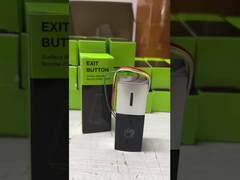 Mini bouton de sortie sans contact alliage de zinc DC12V imperméable à l'eau IP68 avec indicateur LED