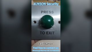 Bouton poussoir de sortie de secours durable en acier inoxydable