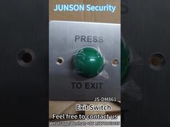 Bouton de sortie de secours durable en acier inoxydable