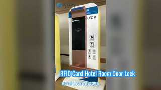 Serrure d'hôtel RFID avec système hôtelier gratuit