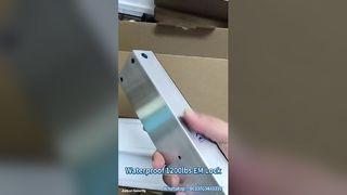 Serrure magnétique électrique étanche de 1 200 lb